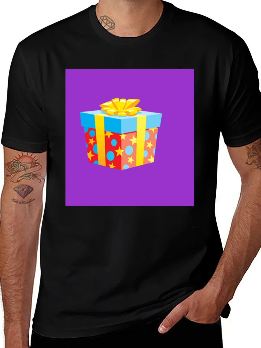 Festive Gift Box Graphic Tee product image 1