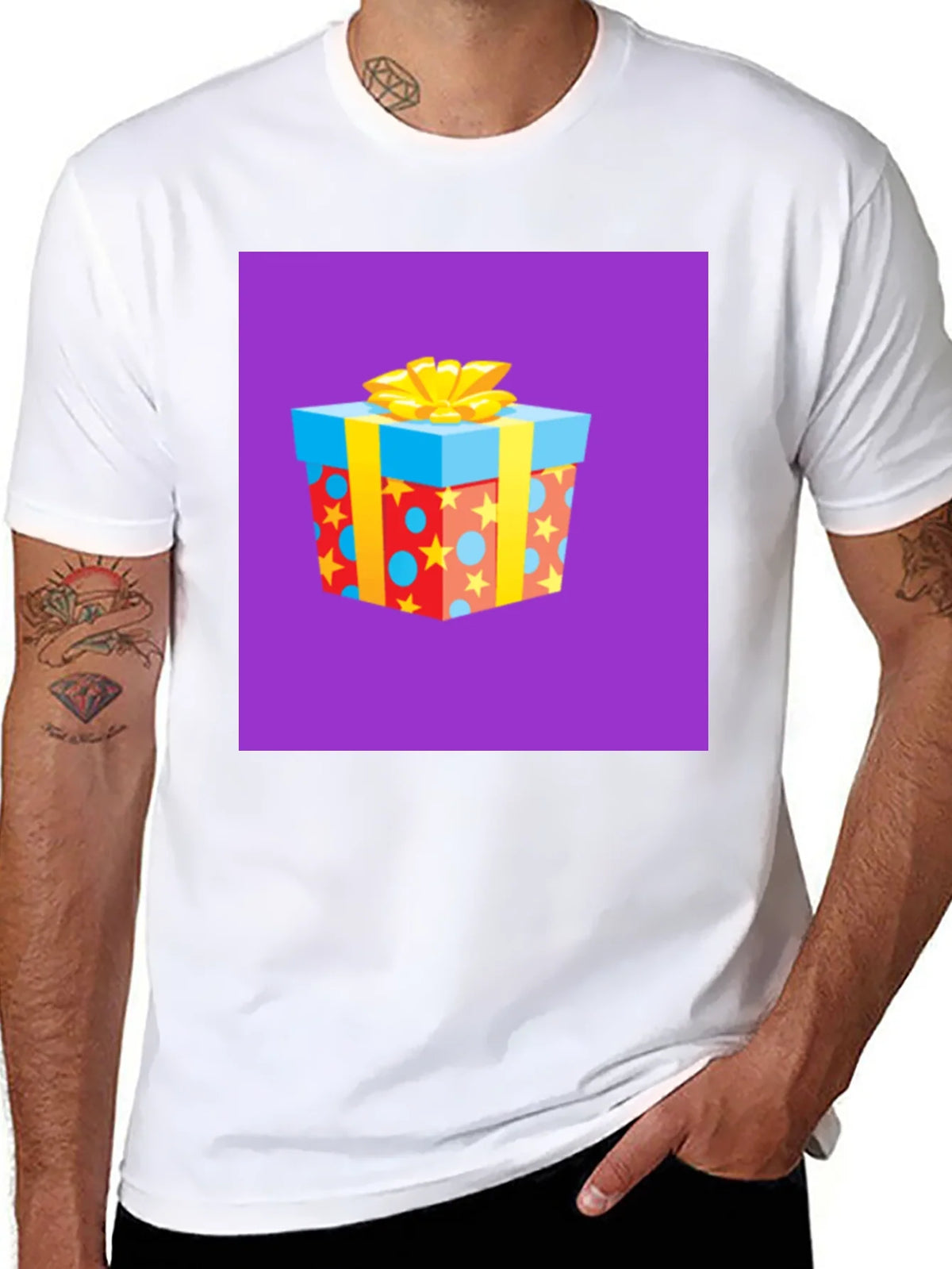 Festive Gift Box Graphic Tee product image 7