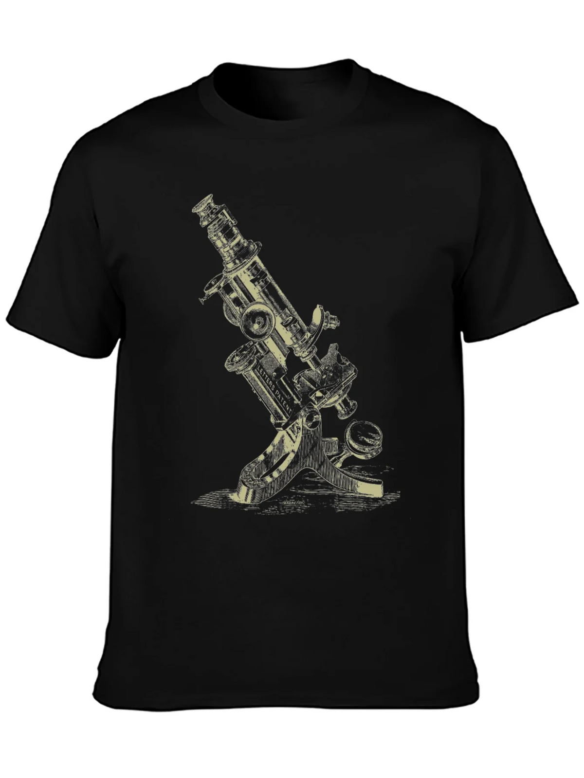Vintage Microscope Graphic T-Shirt - Science Style product image 3