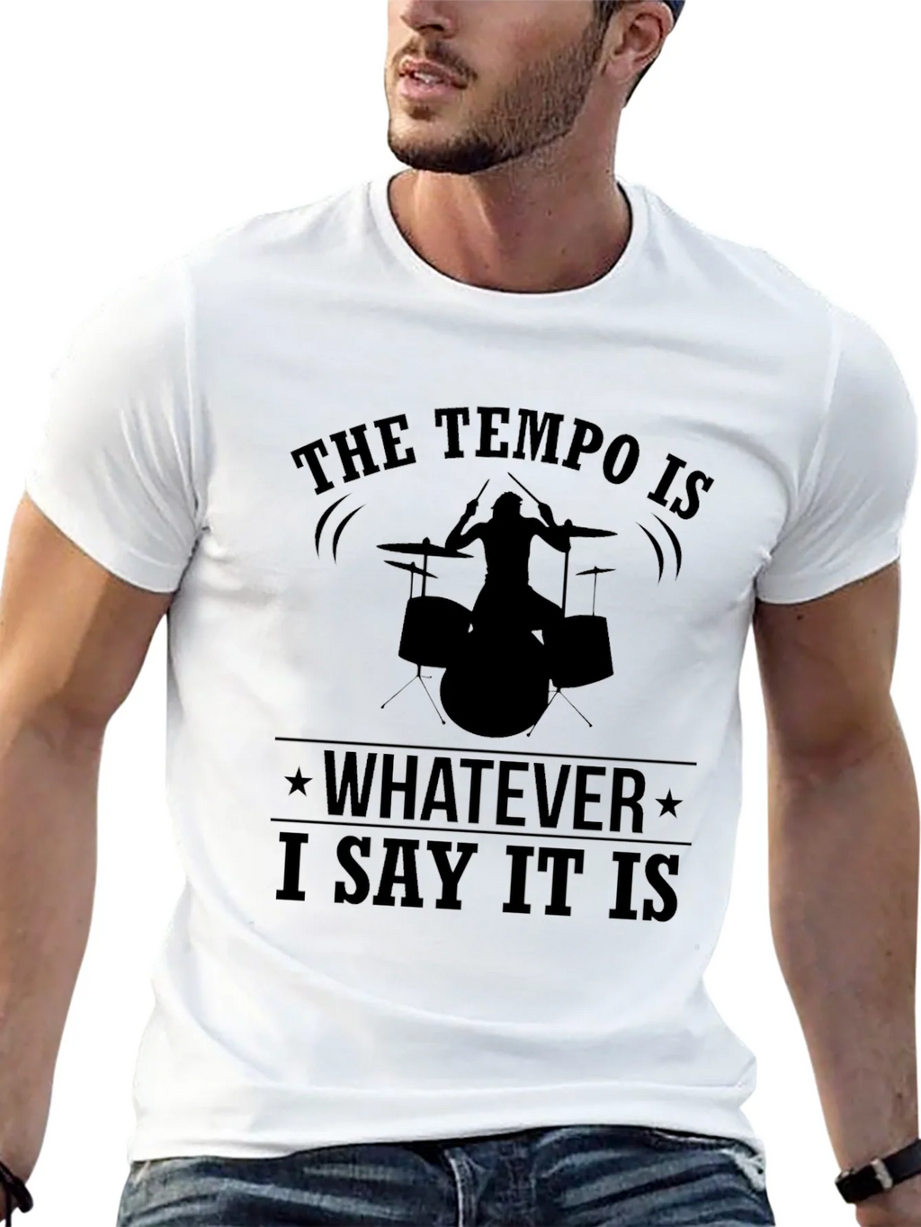 Tempo Drummer T-Shirt: I Say What It Is! product image 12