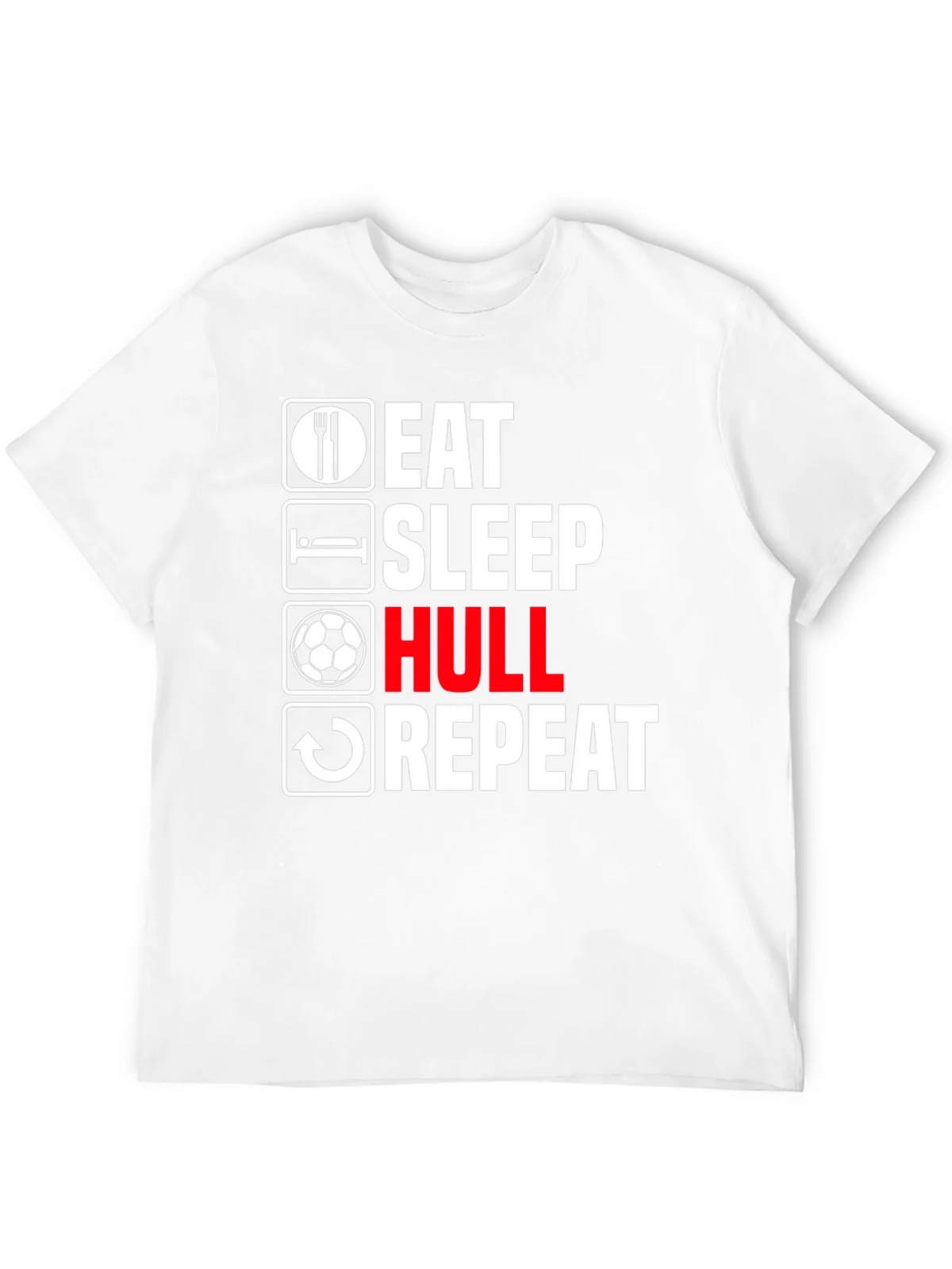 Eat Sleep Hull Repeat Black T-Shirt product image 11
