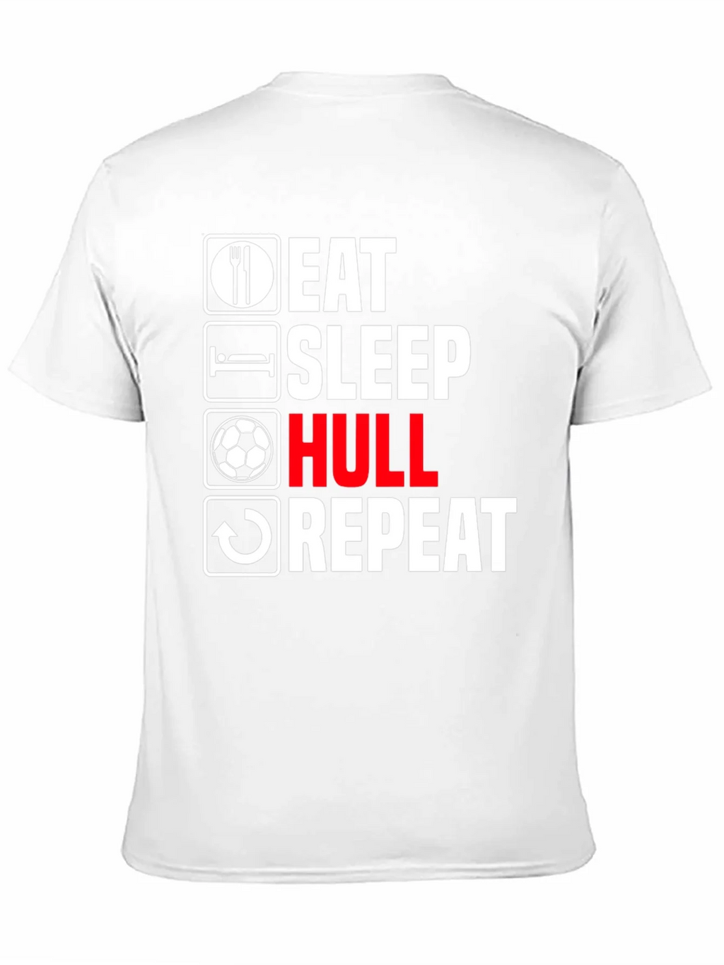 Eat Sleep Hull Repeat Black T-Shirt product image 10