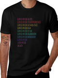 Love Over Hate Rainbow Pride T-Shirt product image 1