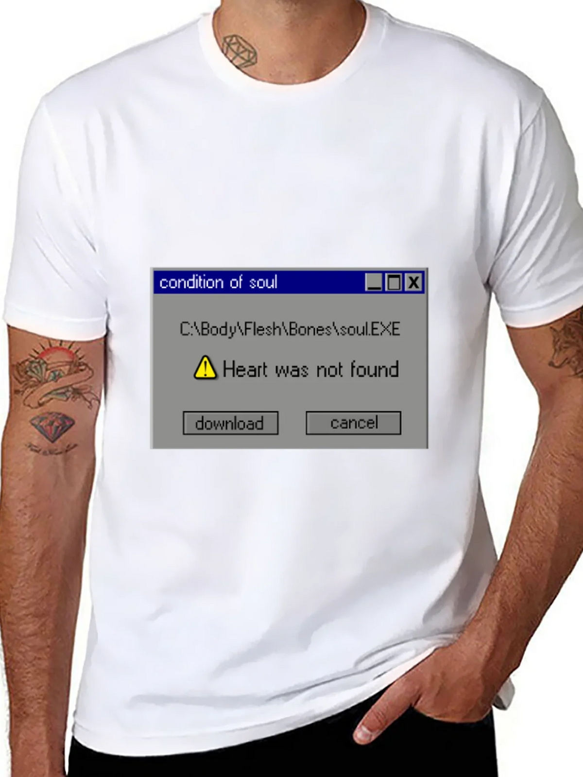 Condition of Soul Heart Not Found Graphic Tee product image 6