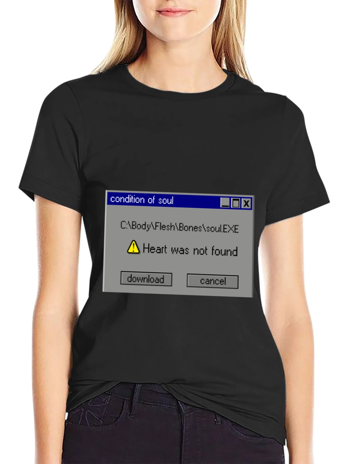 Condition of Soul Heart Not Found Graphic Tee product image 2