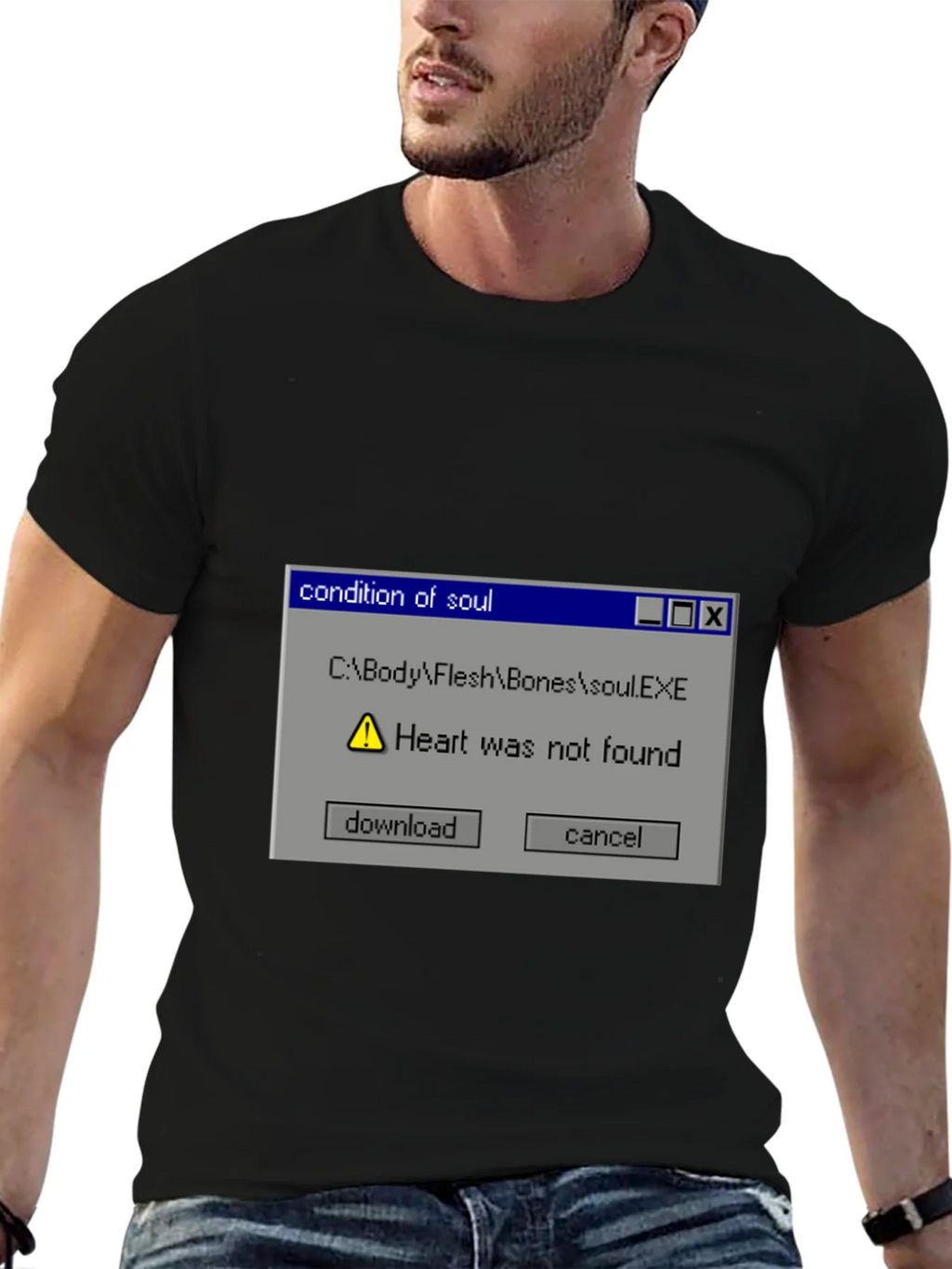 Condition of Soul Heart Not Found Graphic Tee product image 5