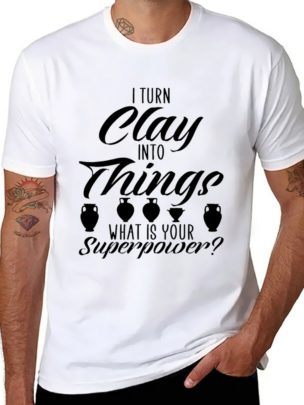 I Turn Clay Into Things T-Shirt product image 6