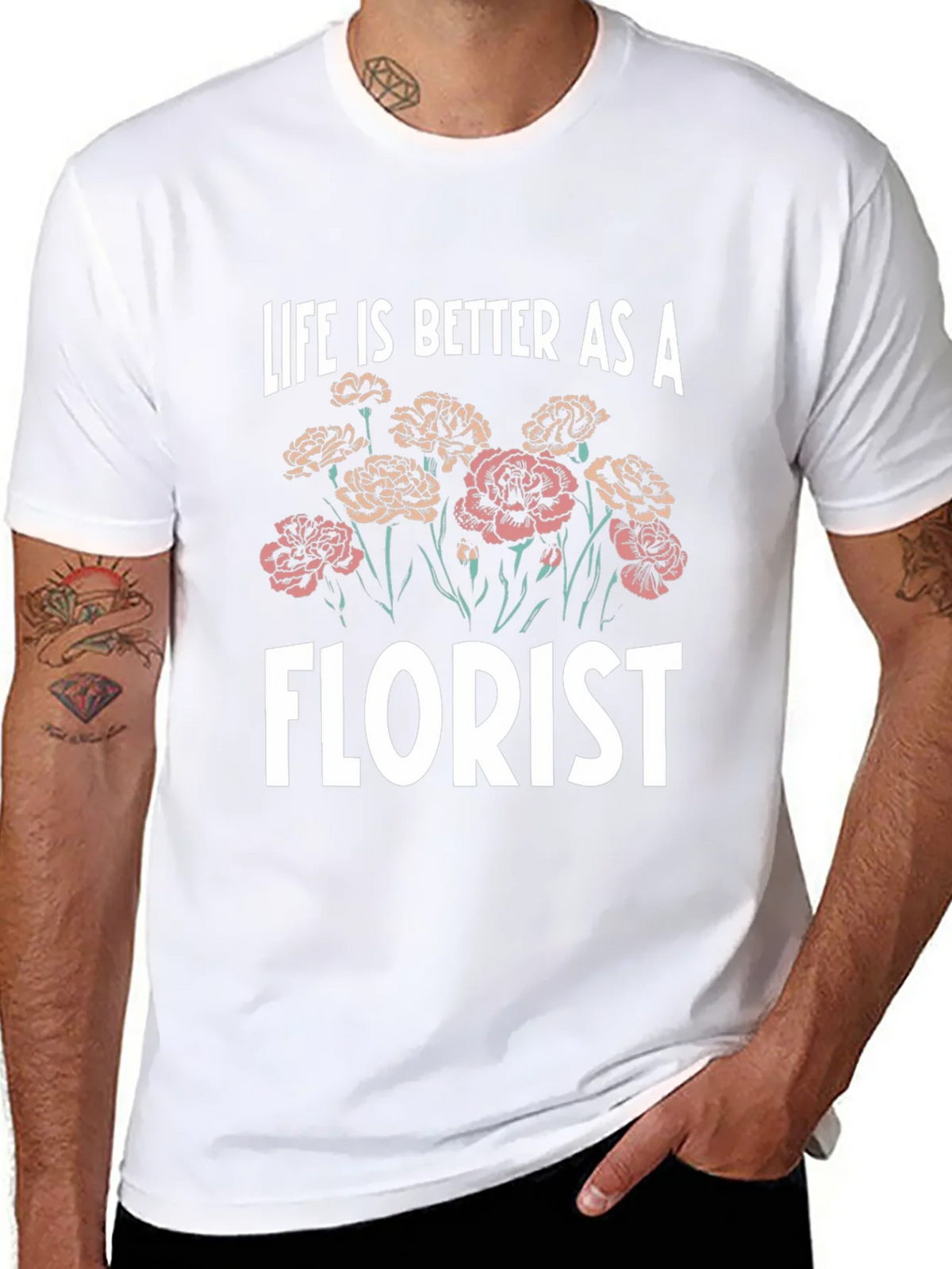 Life is Better as a Florist T-Shirt product image 5