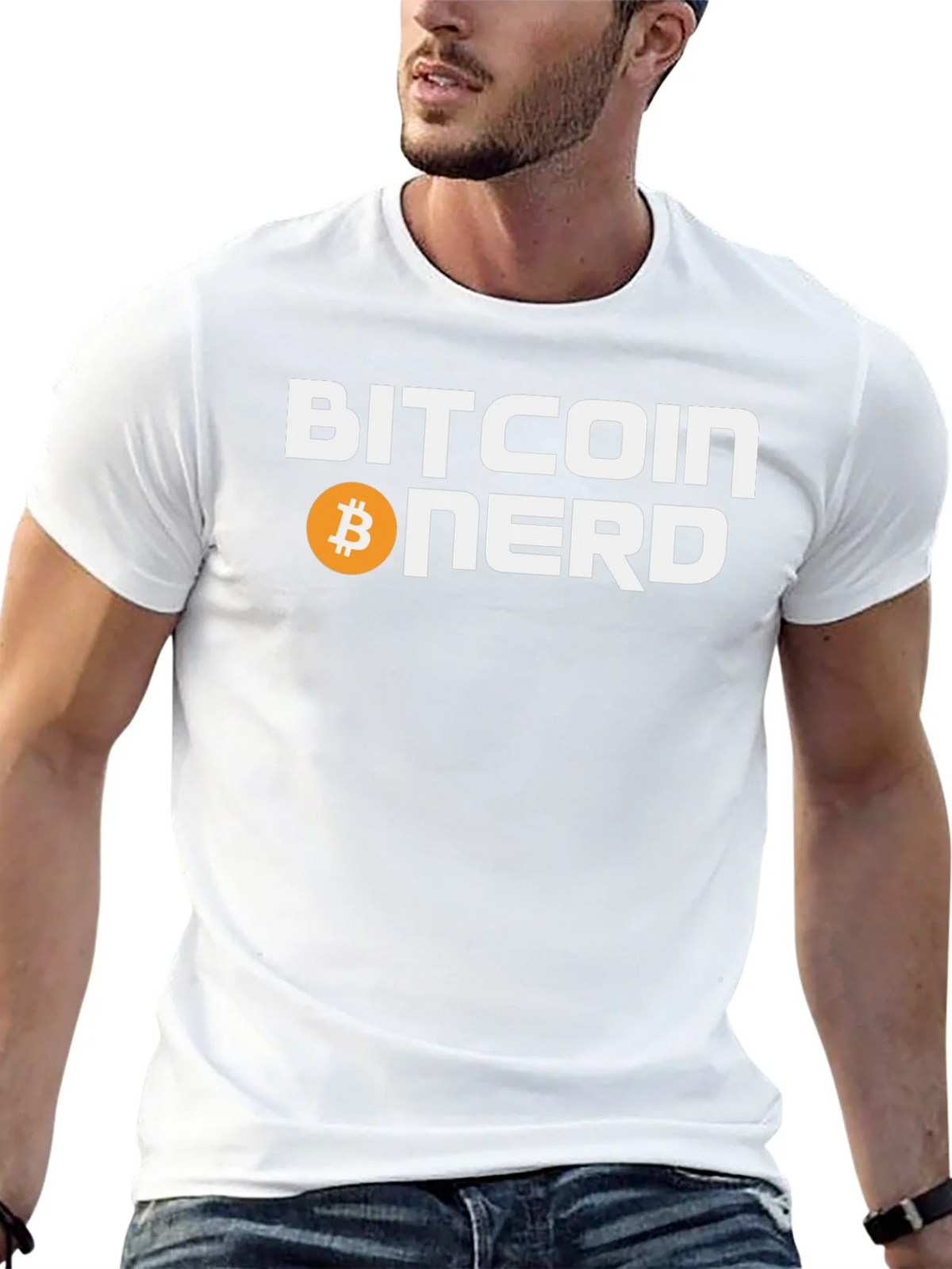 Bitcoin Nerd Graphic T-Shirt - Cryptocurrency Tee product image 12