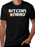 Bitcoin Nerd Graphic T-Shirt - Cryptocurrency Tee product image 1