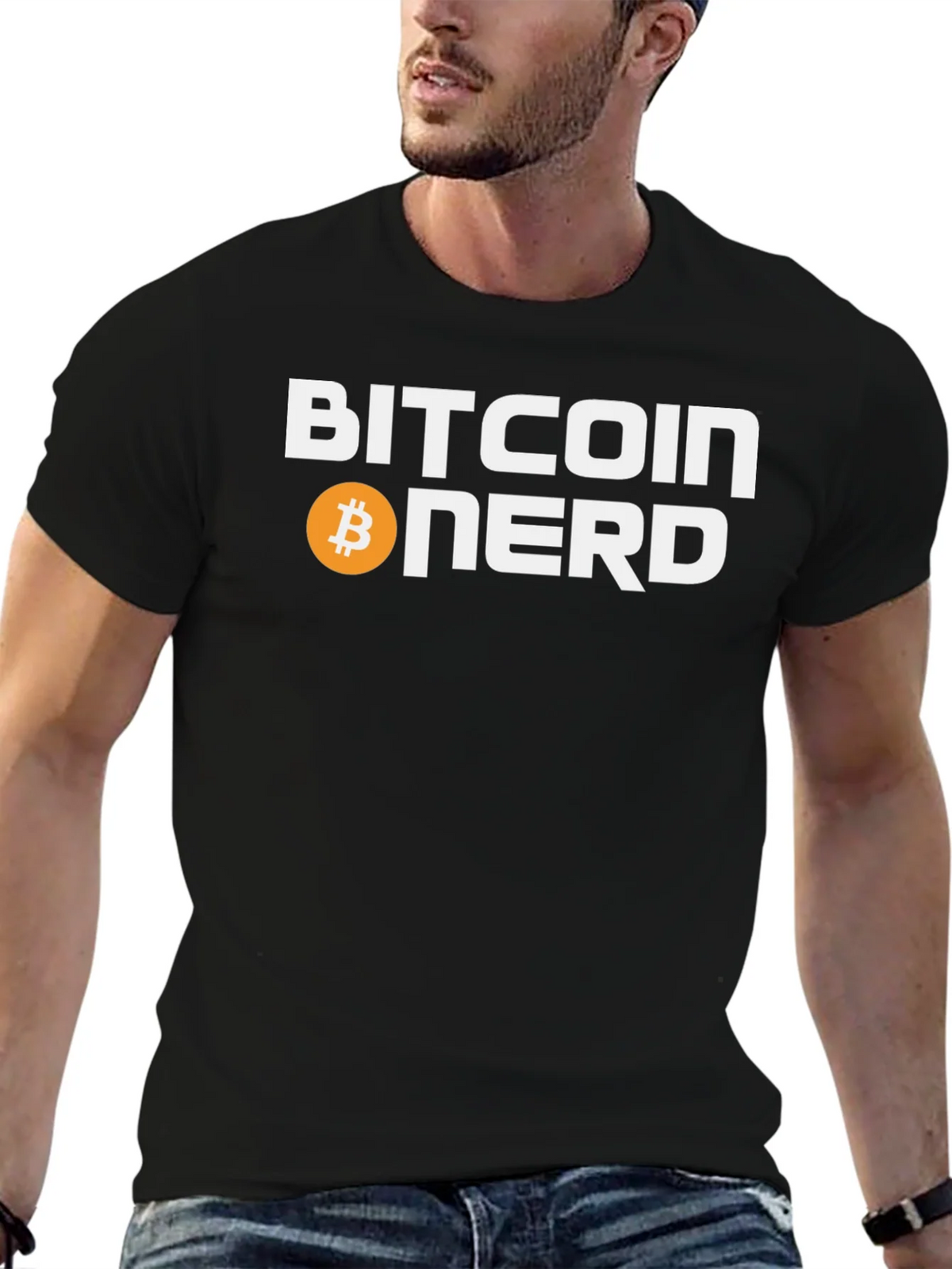 Bitcoin Nerd Graphic T-Shirt - Cryptocurrency Tee product image 6