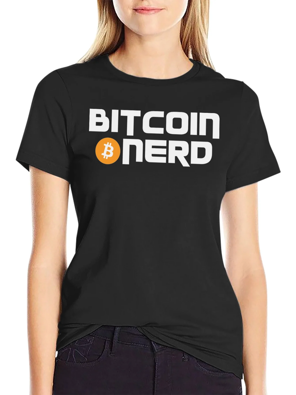 Bitcoin Nerd Graphic T-Shirt - Cryptocurrency Tee product image 2