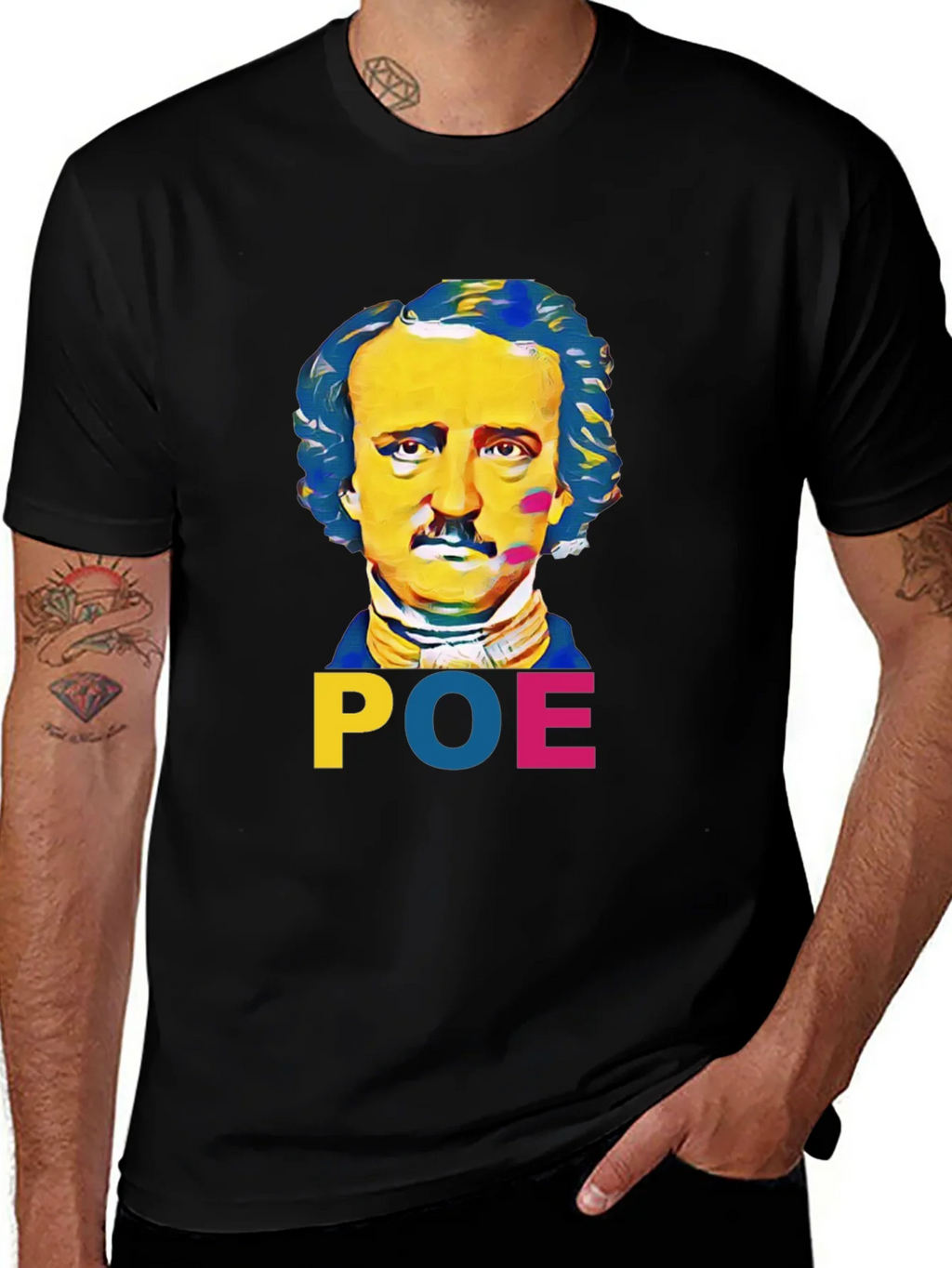 Edgar Allan Poe Graphic T-Shirt - Literary Style product image 1