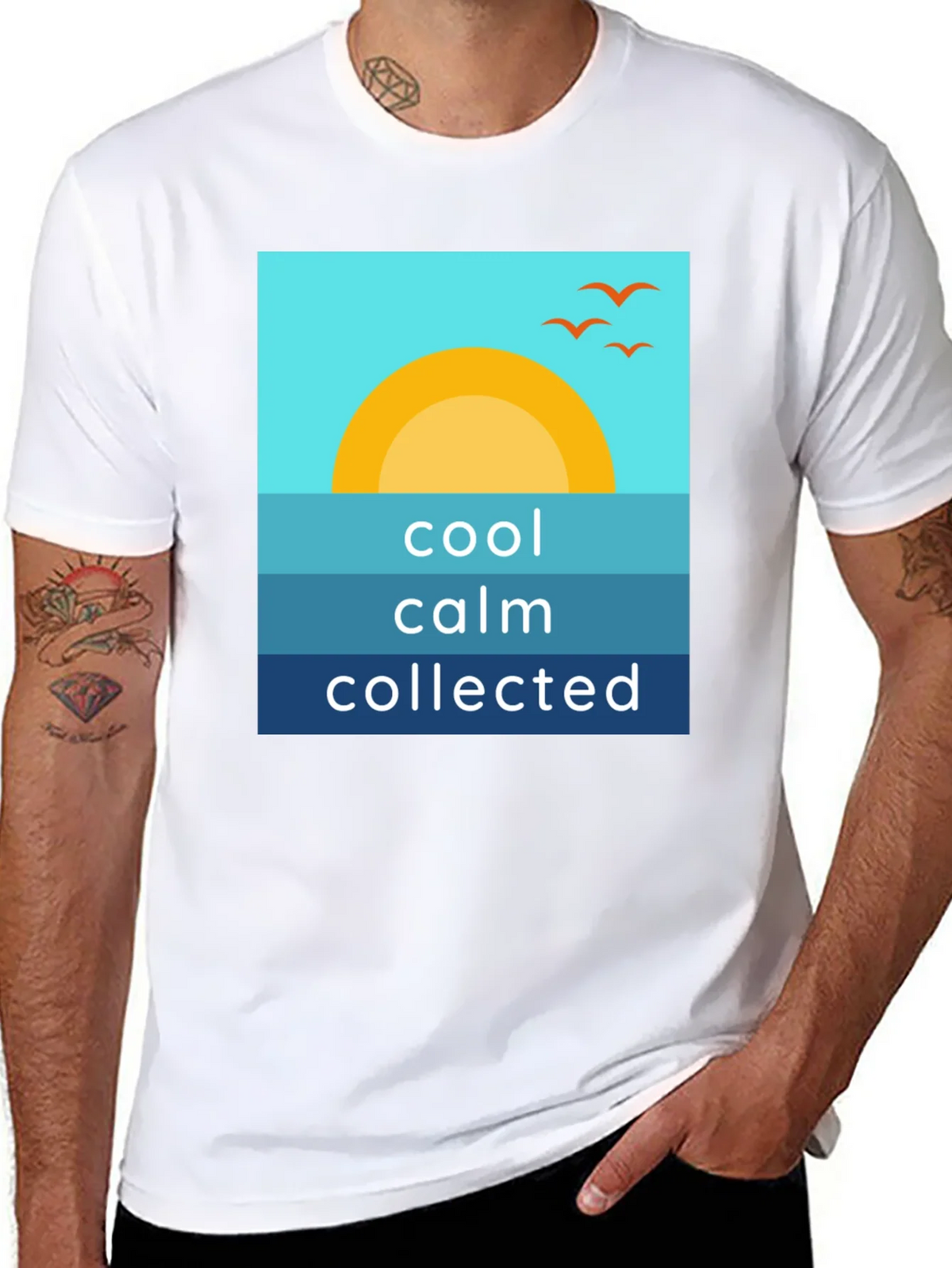 Cool Calm Collected Graphic Tee product image 7
