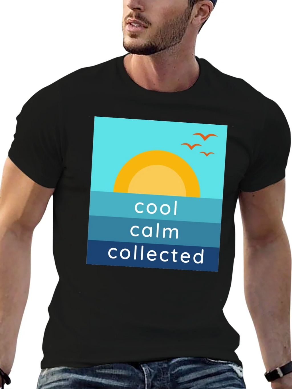 Cool Calm Collected Graphic Tee product image 6