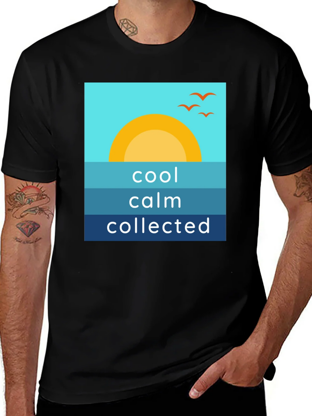 Cool Calm Collected Graphic Tee product image 1