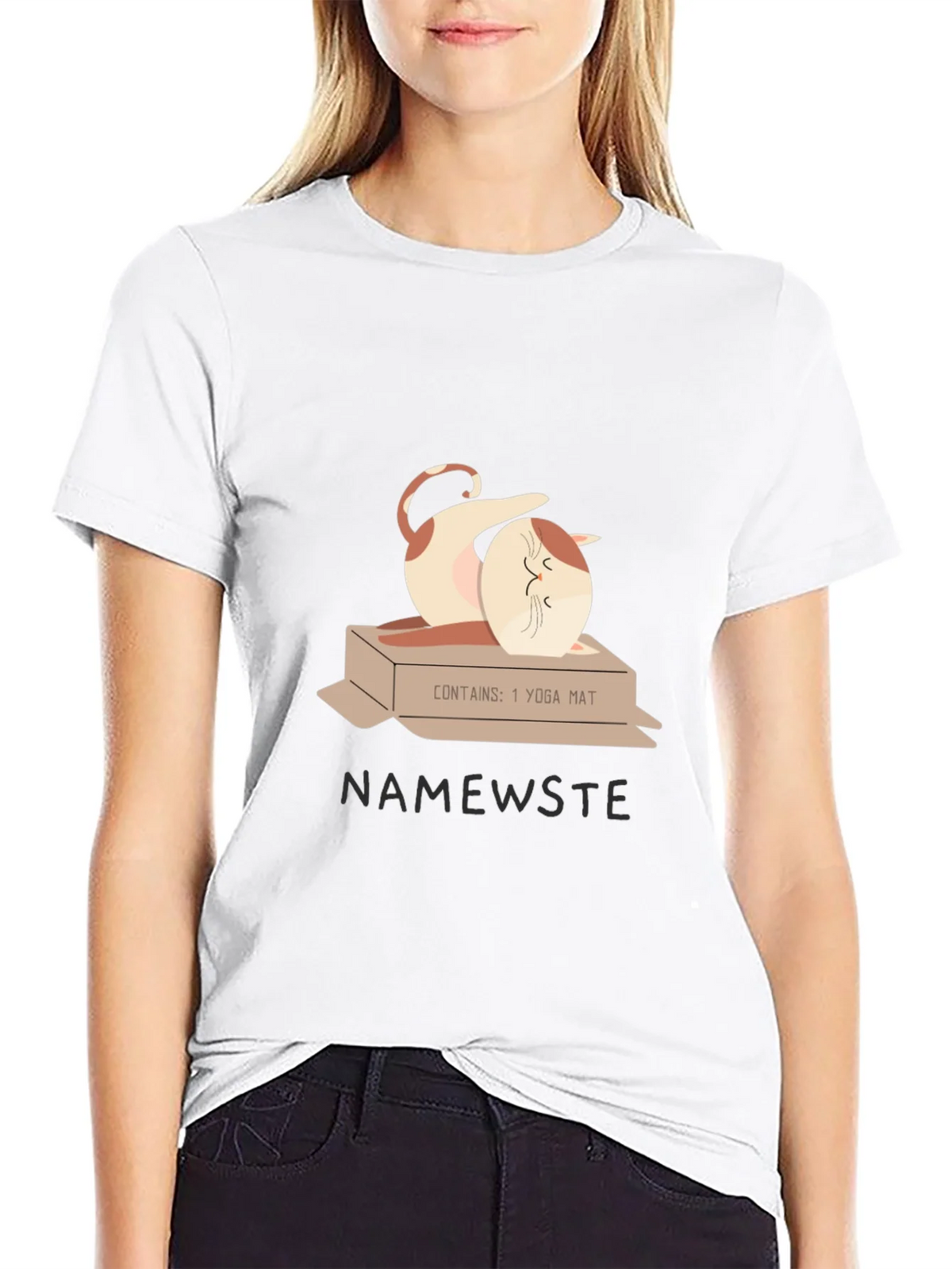 Nameweste Yoga Cat T-Shirt product image 3