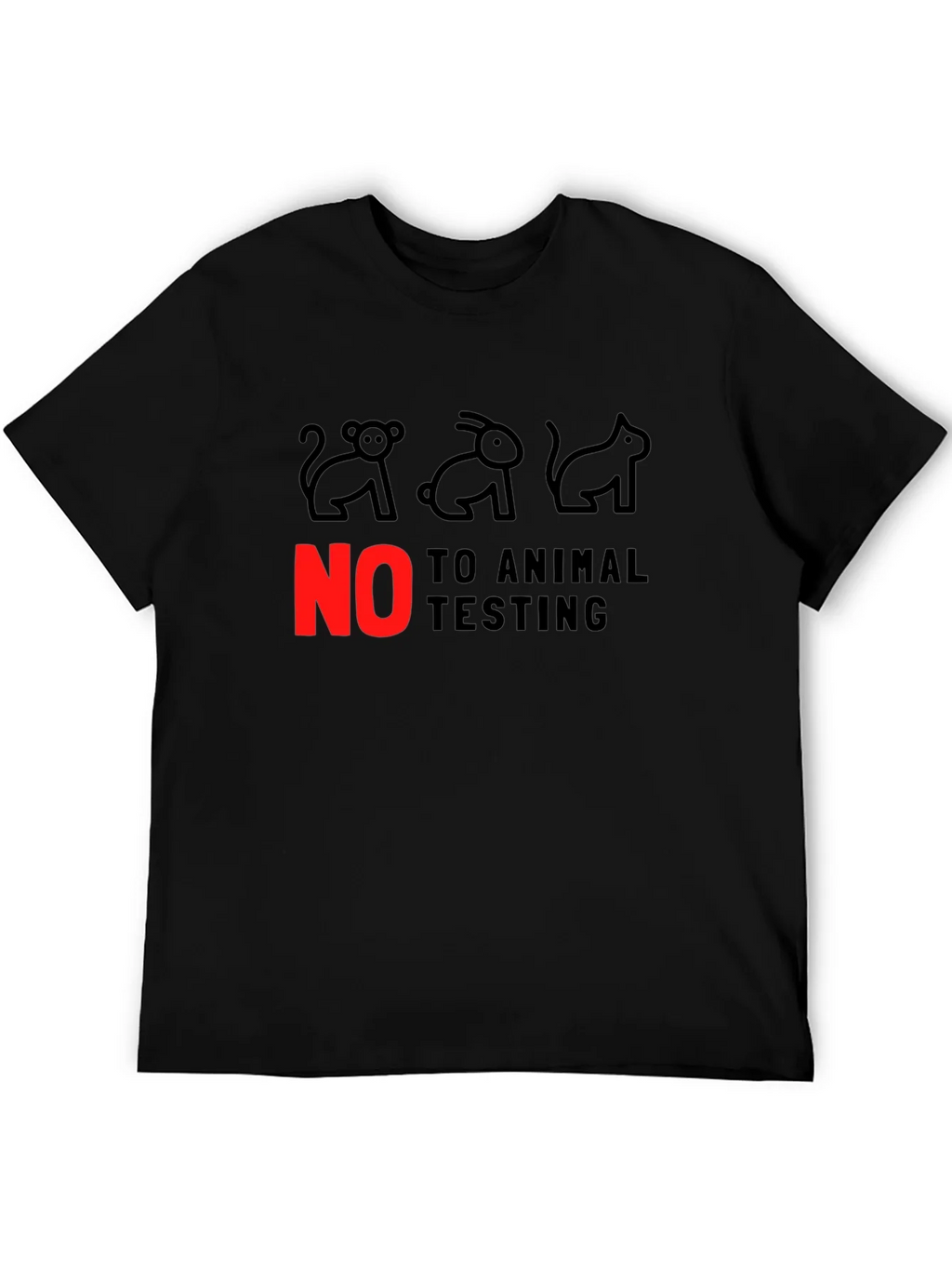 Animal Rights Tee: No to Testing! product image 5