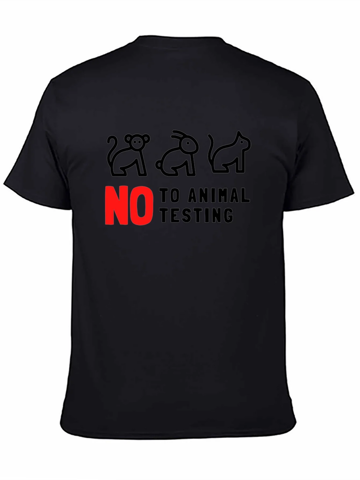 Animal Rights Tee: No to Testing! product image 4