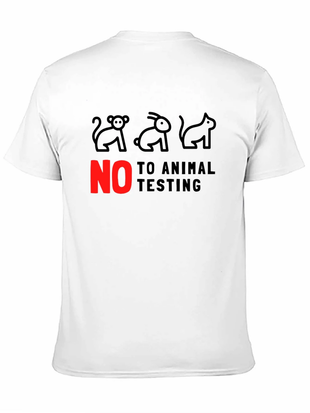 Animal Rights Tee: No to Testing! product image 10