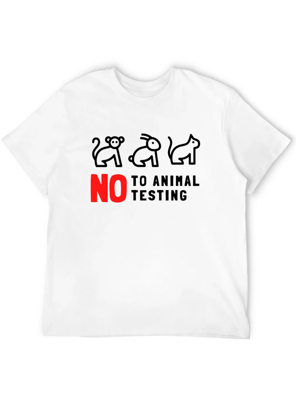 Animal Rights Tee: No to Testing! product image 11