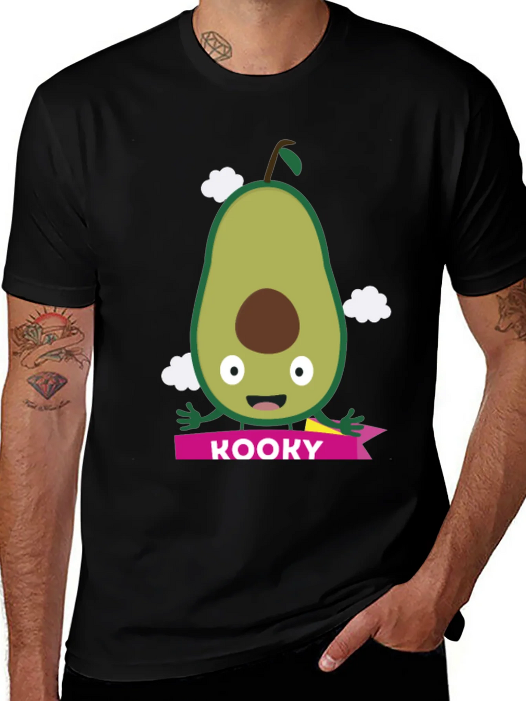 Kooky Avocado Graphic T-Shirt - Trendy Fruit Tee product image 1