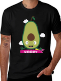 Kooky Avocado Graphic T-Shirt - Trendy Fruit Tee product image 1