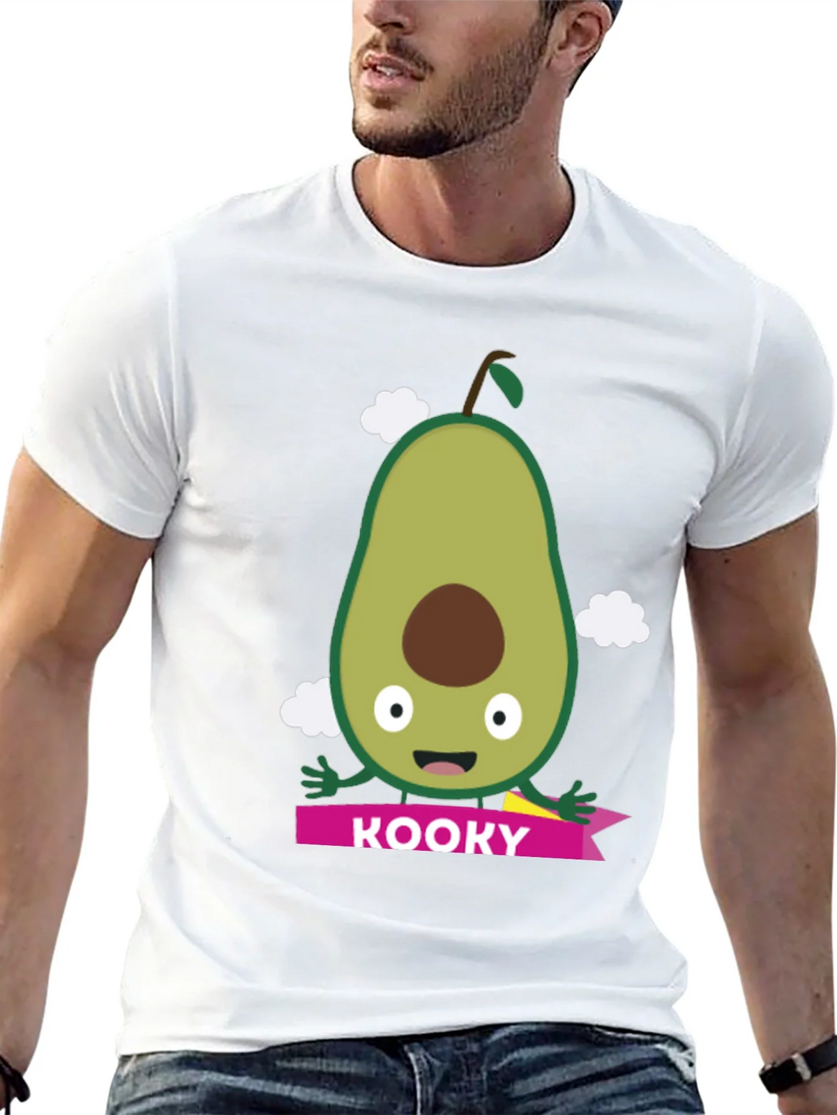 Kooky Avocado Graphic T-Shirt - Trendy Fruit Tee product image 12