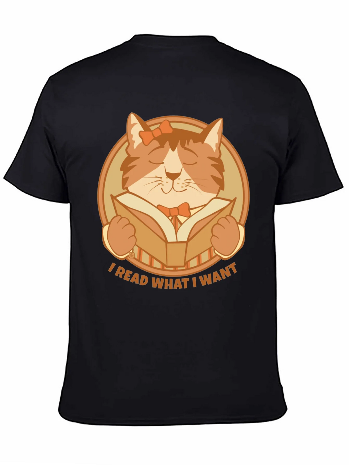 I Read What I Want Cat Graphic T-Shirt product image 4