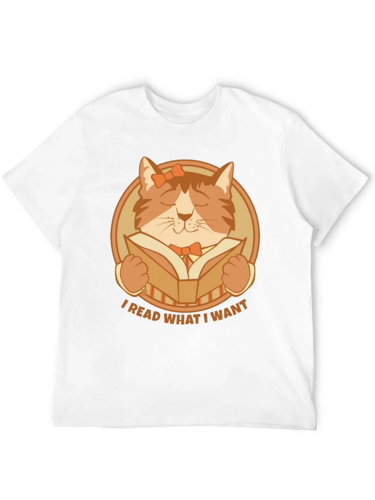 I Read What I Want Cat Graphic T-Shirt product image 11