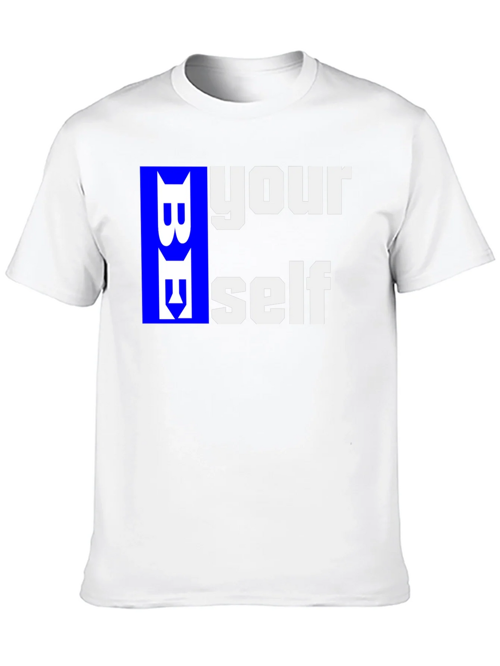 Be Yourself Graphic T-Shirt - Black Casual Tee product image 9