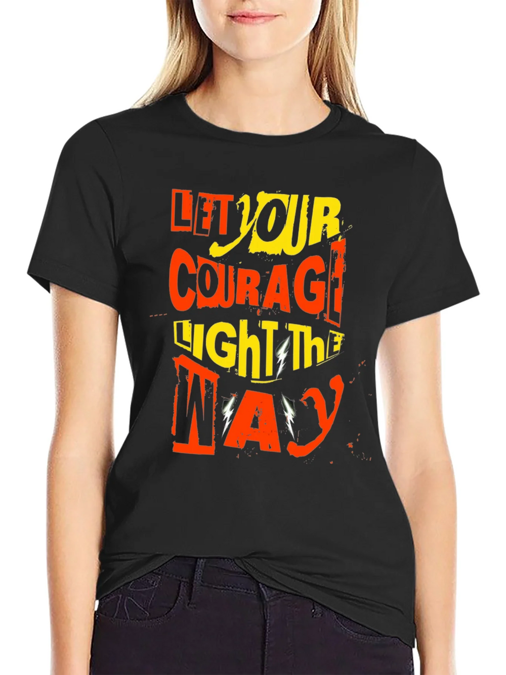 Let Your Courage Light The Way Graphic Tee product image 2