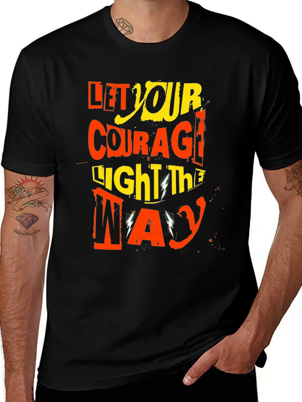 Let Your Courage Light The Way Graphic Tee product image 1