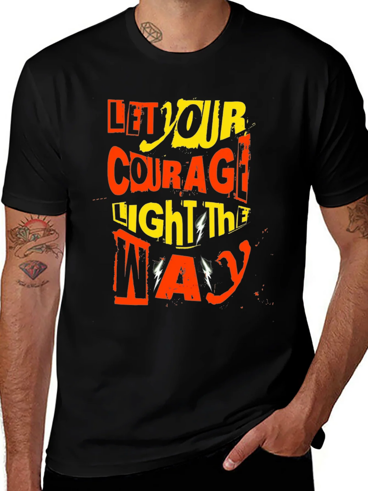 Let Your Courage Light The Way Graphic Tee product image 1