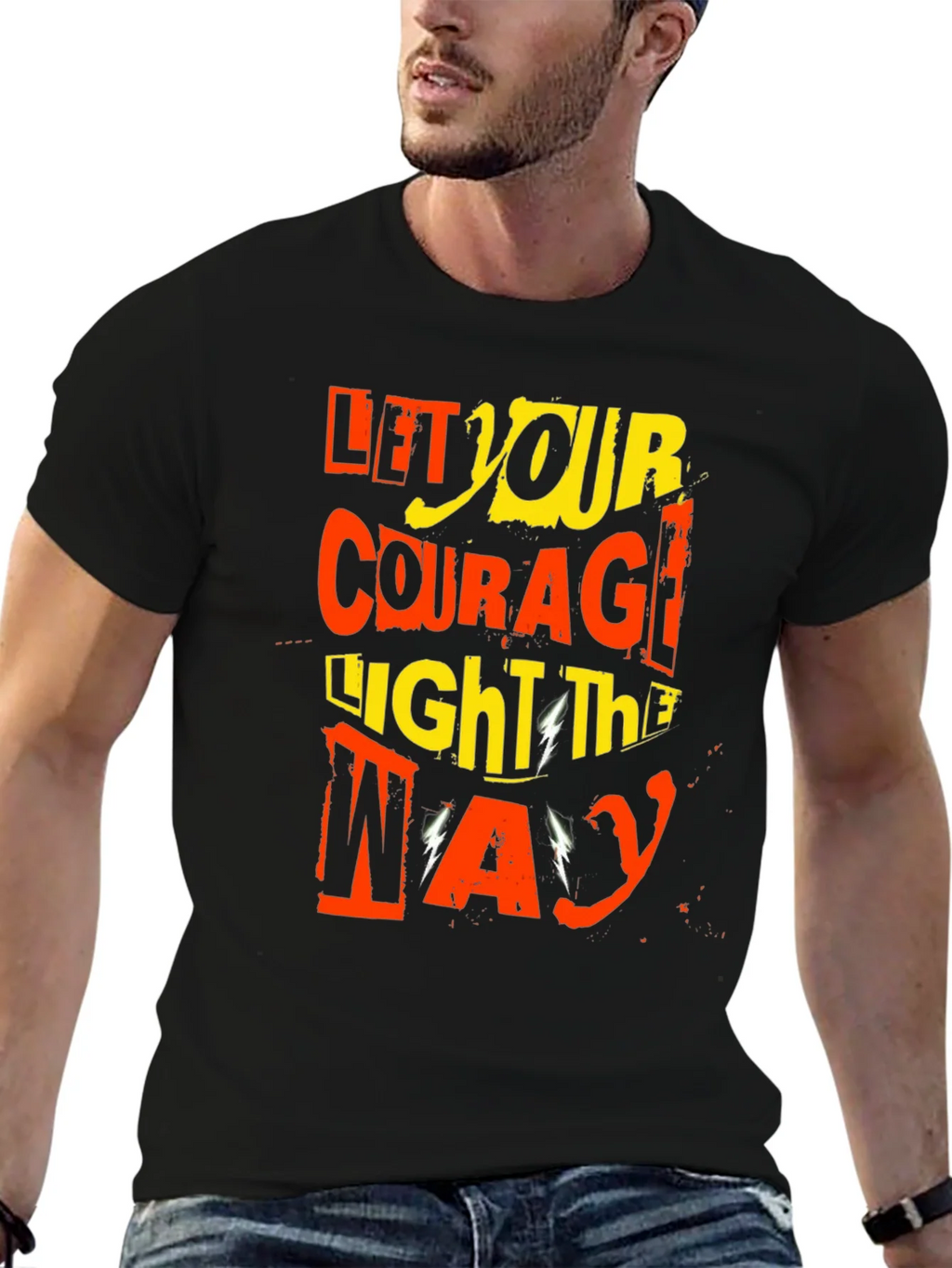 Let Your Courage Light The Way Graphic Tee product image 6