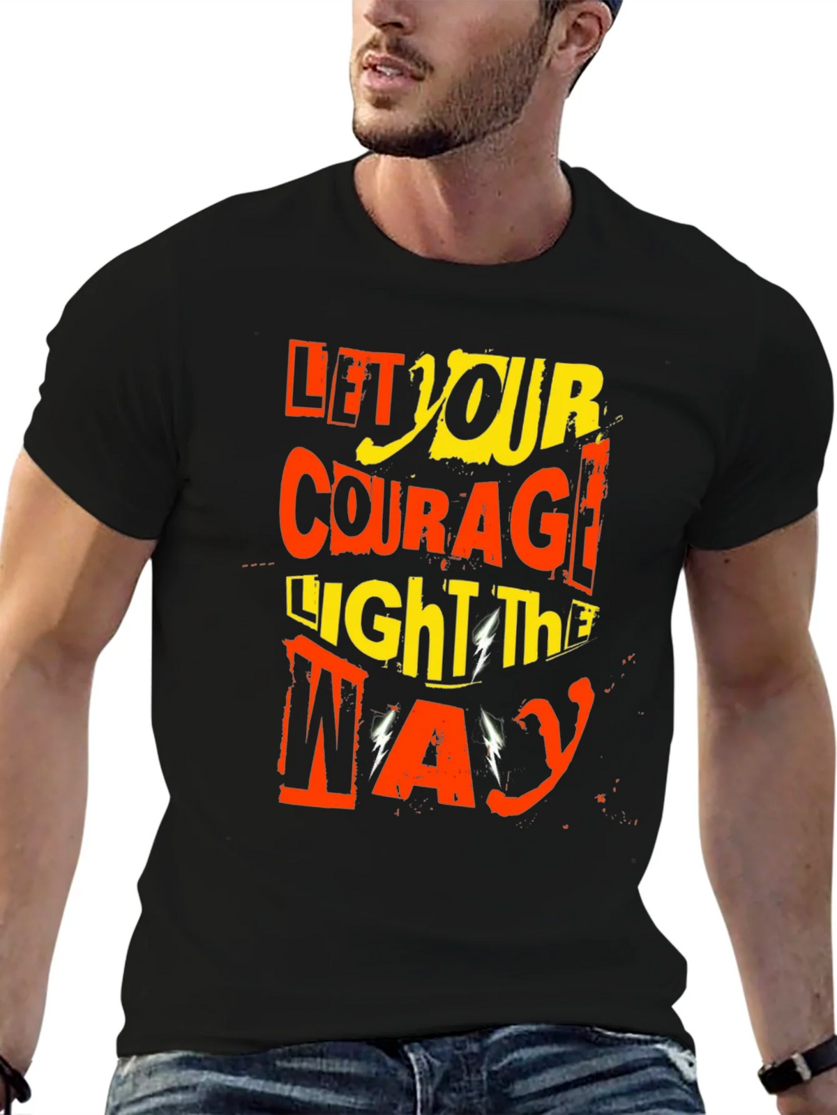Let Your Courage Light The Way Graphic Tee product image 6