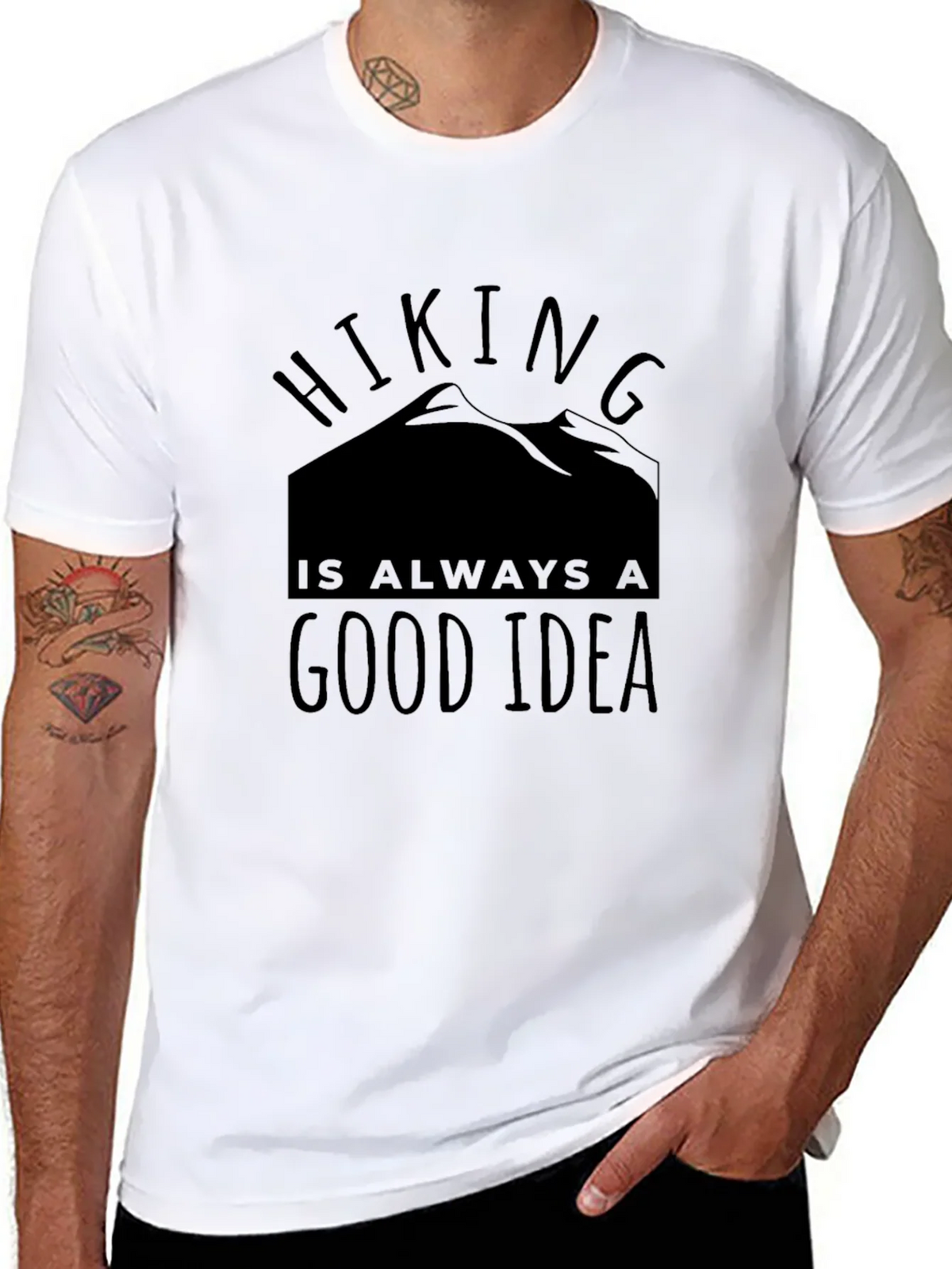 Hiking is Always a Good Idea Tee product image 7