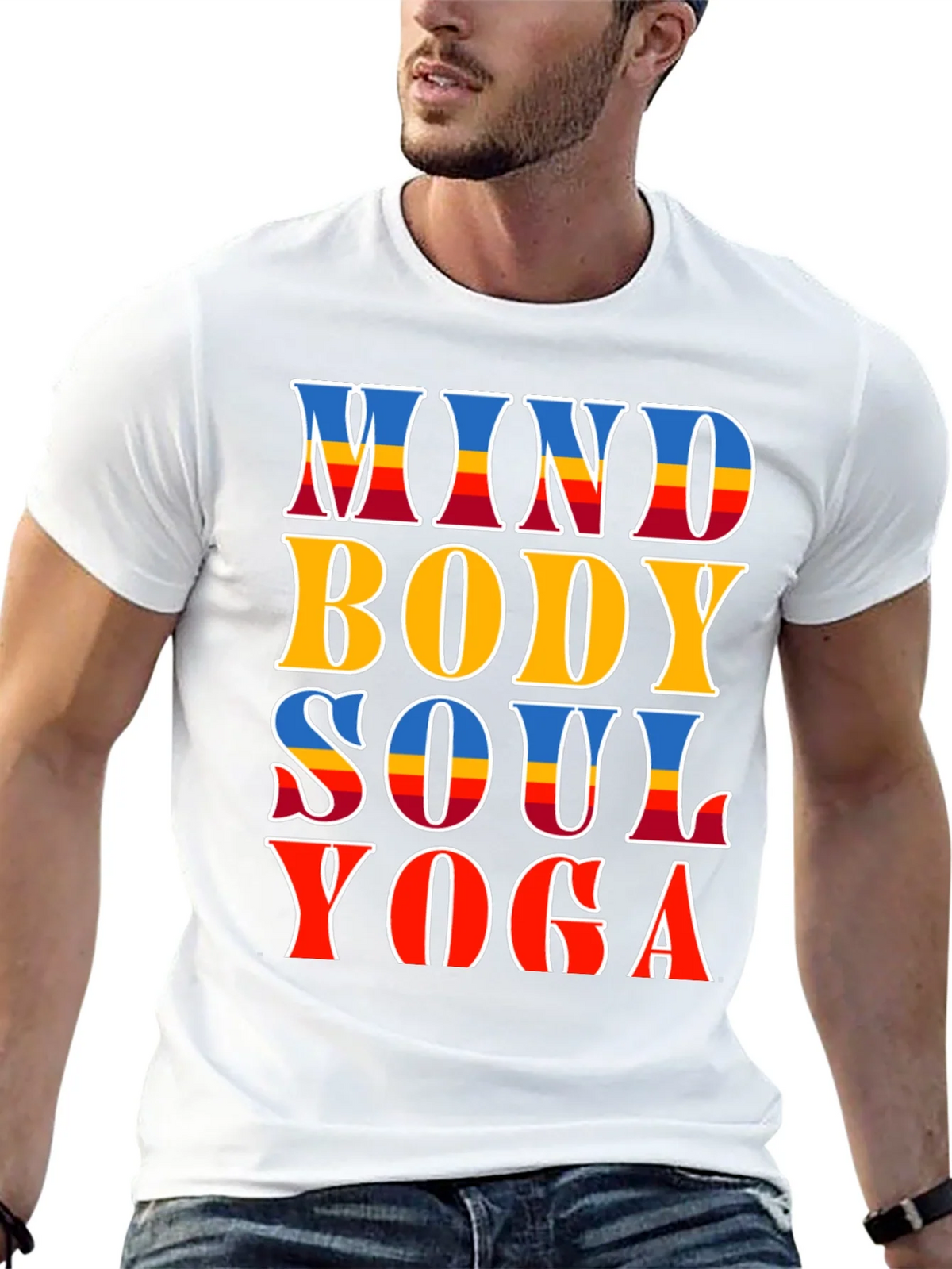 Mind Body Soul Yoga T-Shirt - Spiritual Comfort product image 11