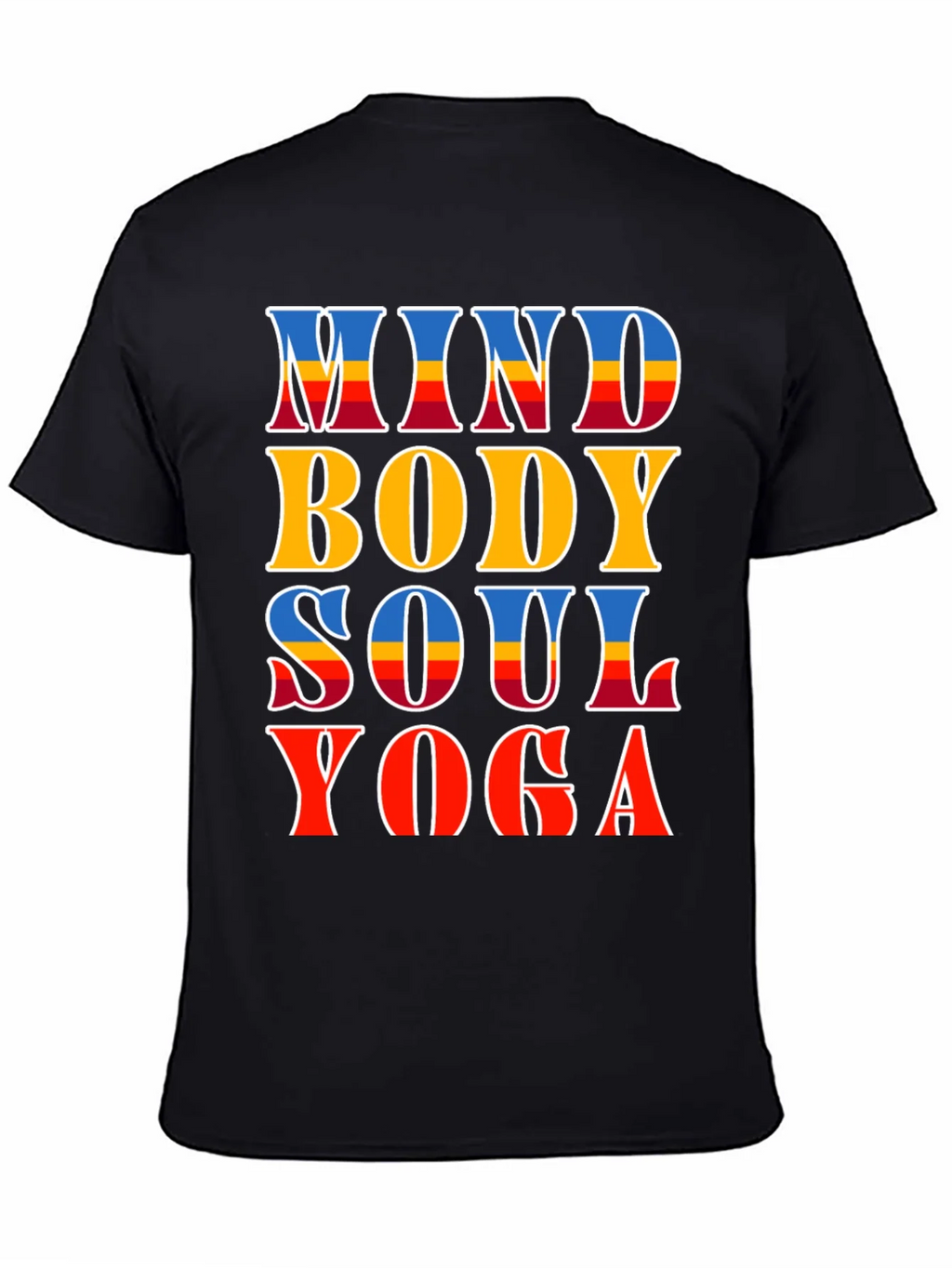 Mind Body Soul Yoga T-Shirt - Spiritual Comfort product image 3