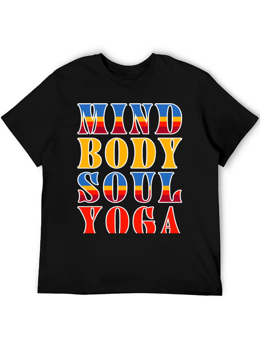 Mind Body Soul Yoga T-Shirt - Spiritual Comfort product image 4
