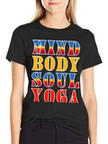Mind Body Soul Yoga T-Shirt - Spiritual Comfort product image 1
