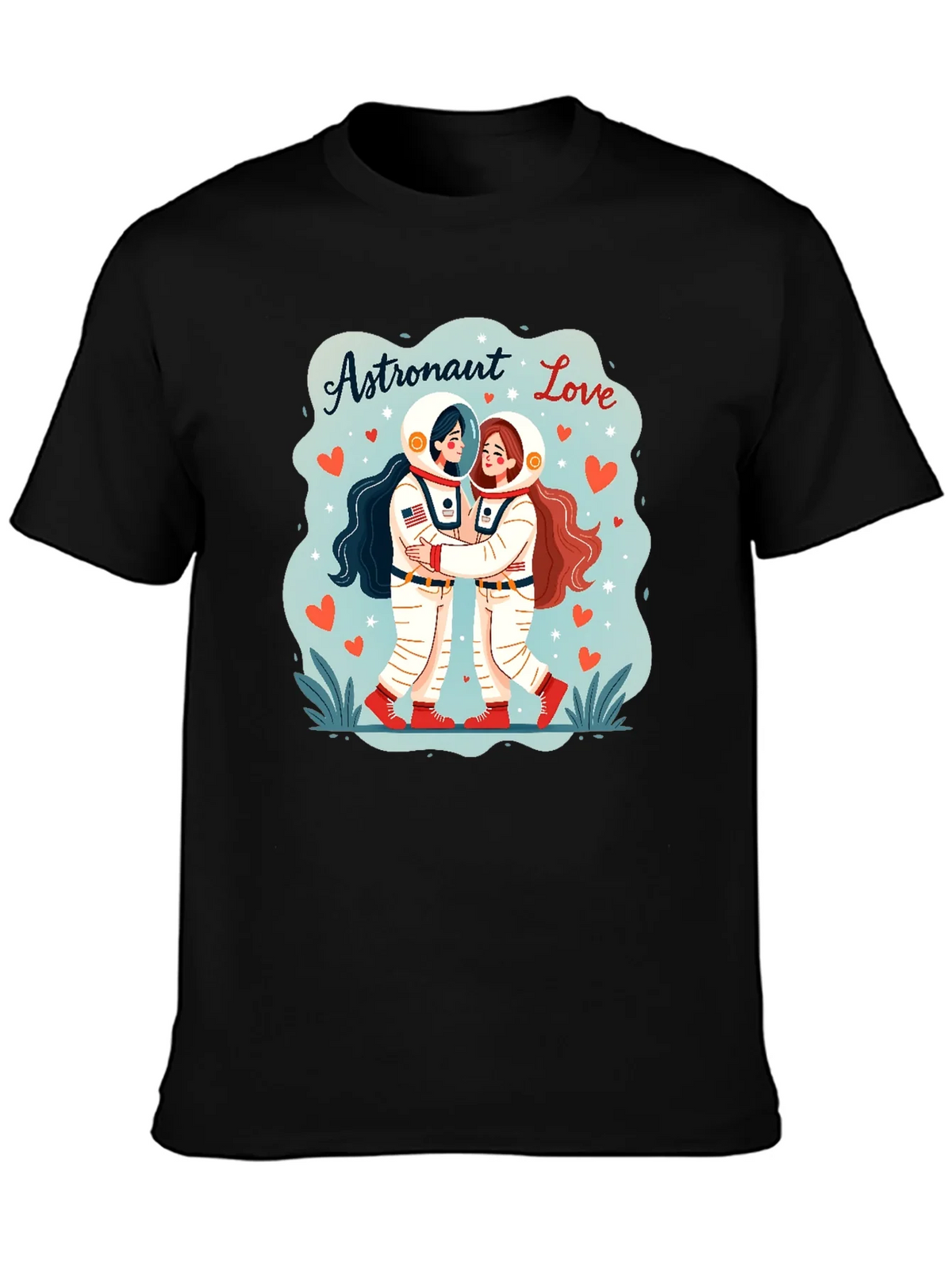 Astronaut Love Graphic T-Shirt product image 3