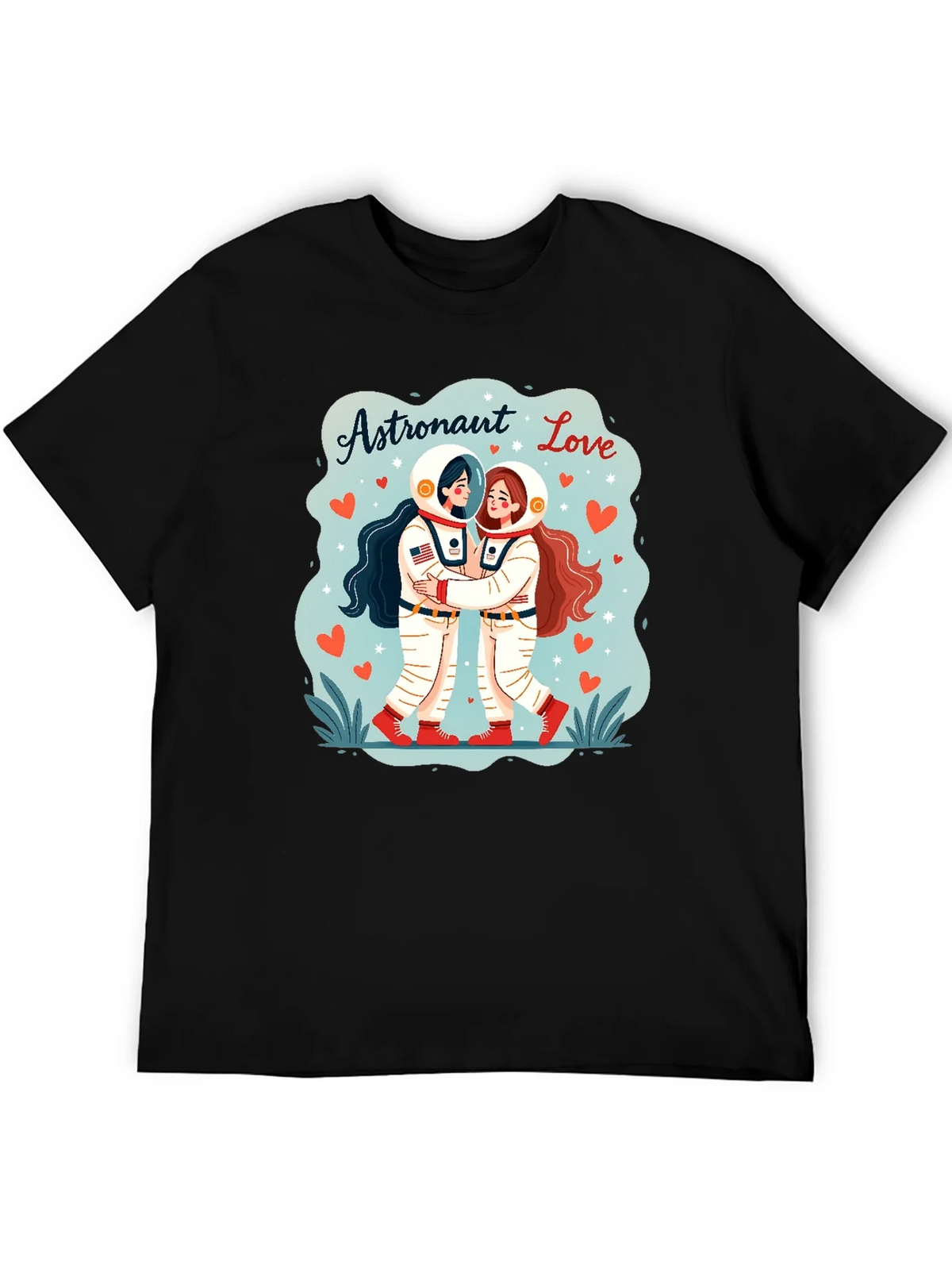 Astronaut Love Graphic T-Shirt product image 4