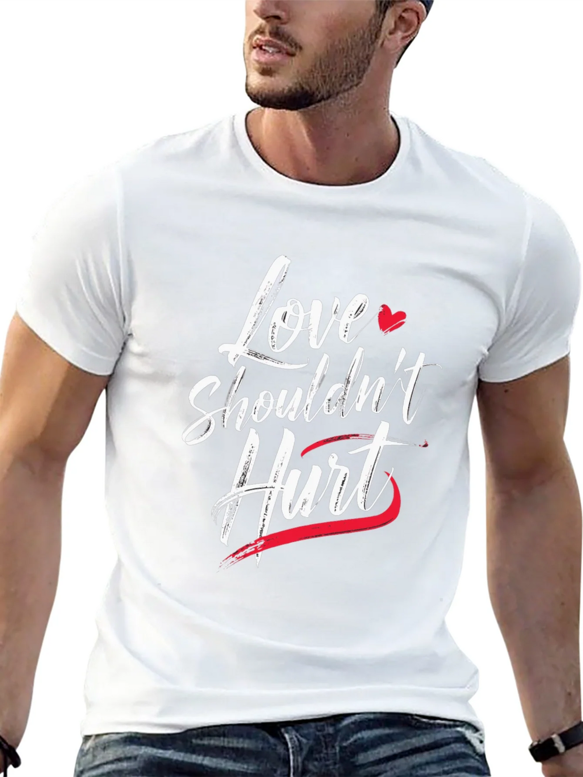 Love Shouldnt Hurt Graphic T-Shirt product image 12