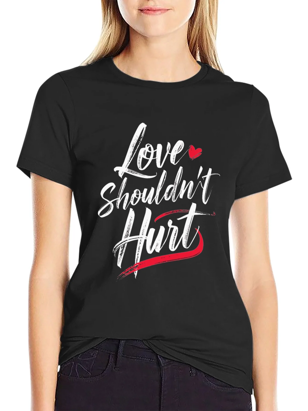 Love Shouldnt Hurt Graphic T-Shirt product image 2