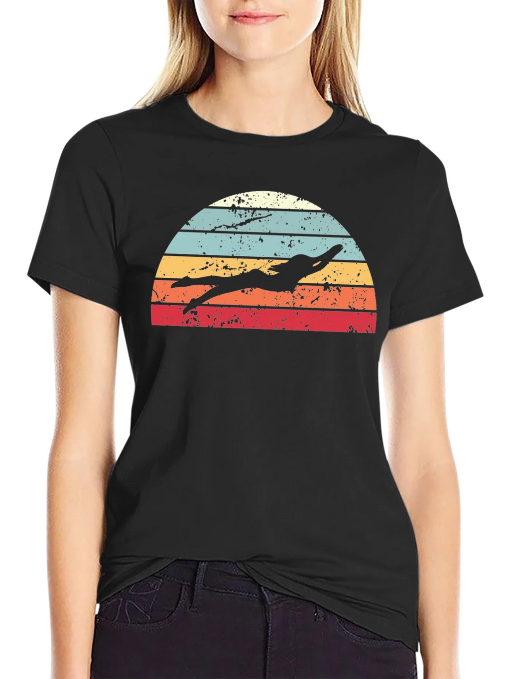 Retro Swimmer Graphic Tee product image 2