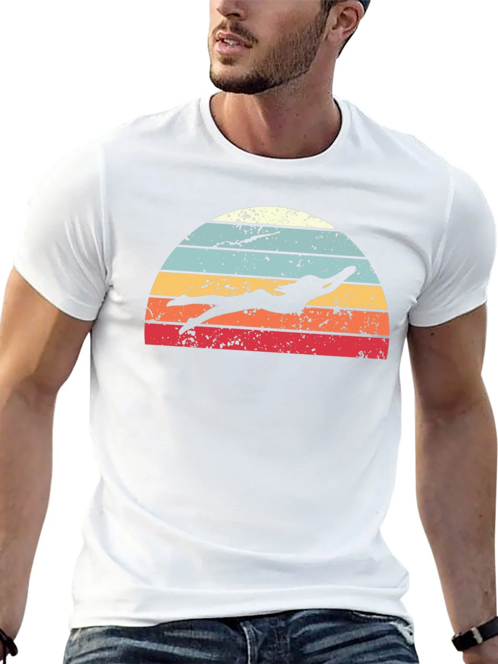 Retro Swimmer Graphic Tee product image 12