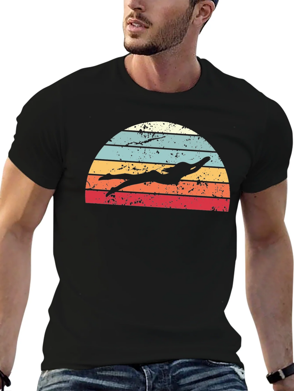 Retro Swimmer Graphic Tee product image 6