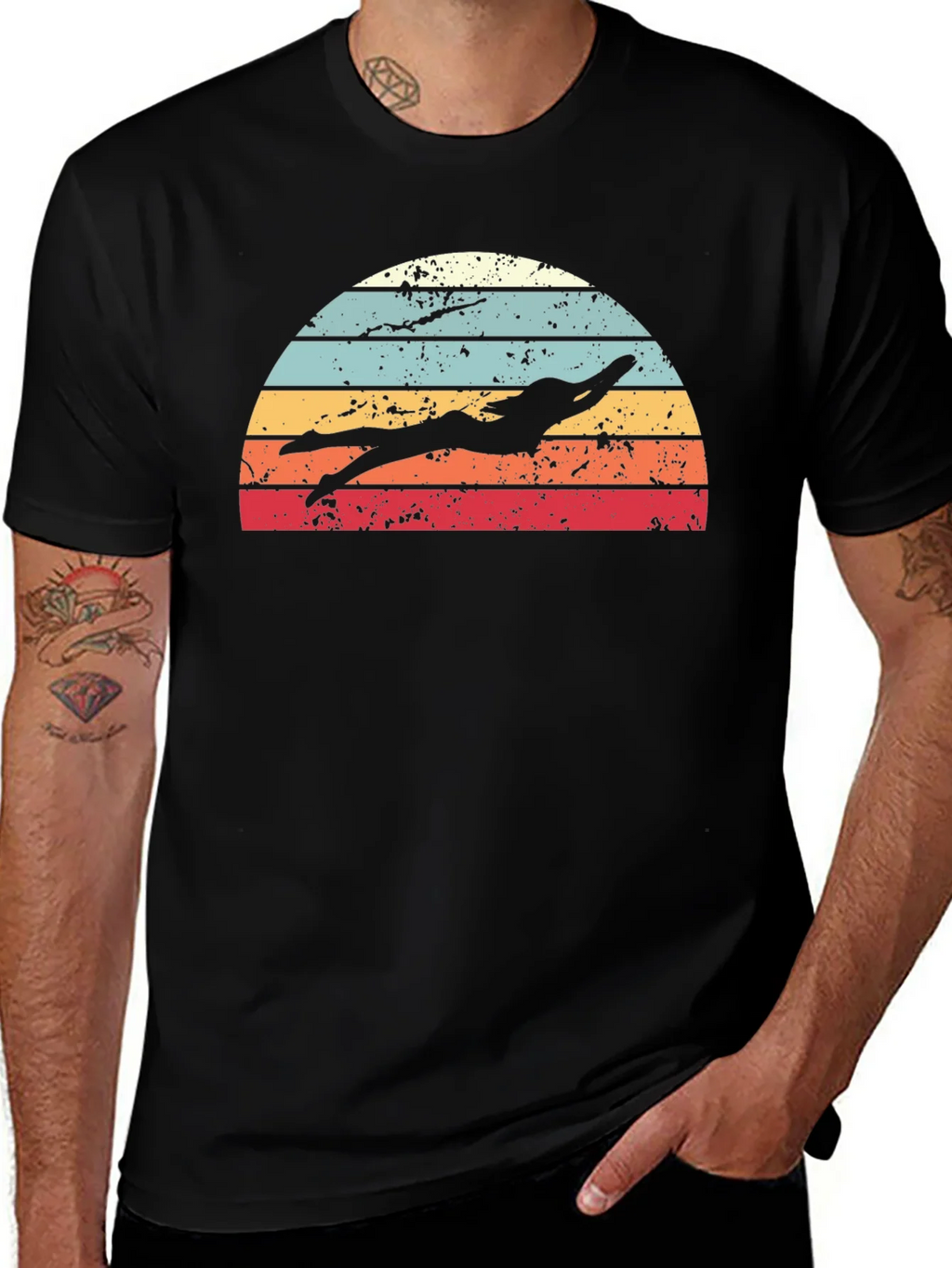 Retro Swimmer Graphic Tee product image 1