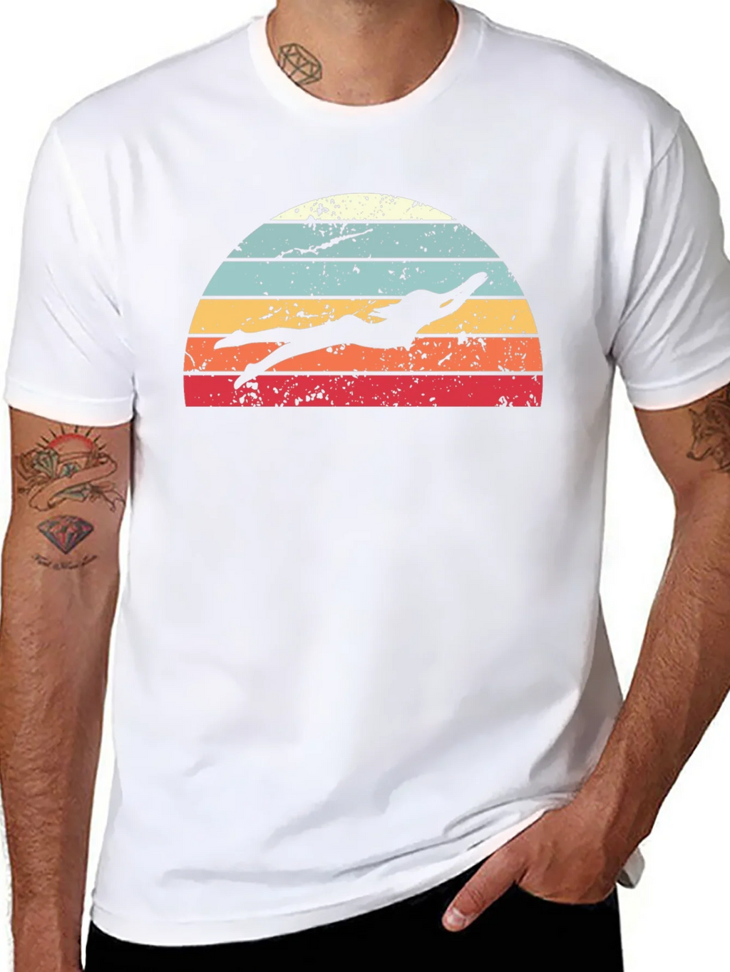 Retro Swimmer Graphic Tee product image 7